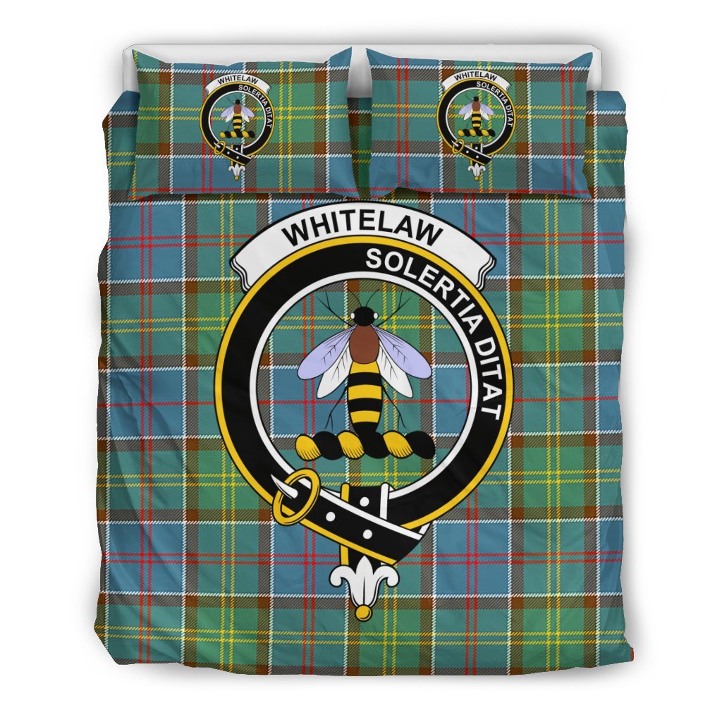 Whitelaw Family Tartan Crest Bedding Set