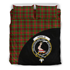 Ainslie Family Tartan Crest Wave Style Bedding Set