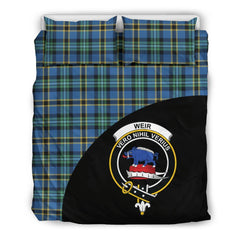 Weir Ancient Family Tartan Crest Wave Style Bedding Set