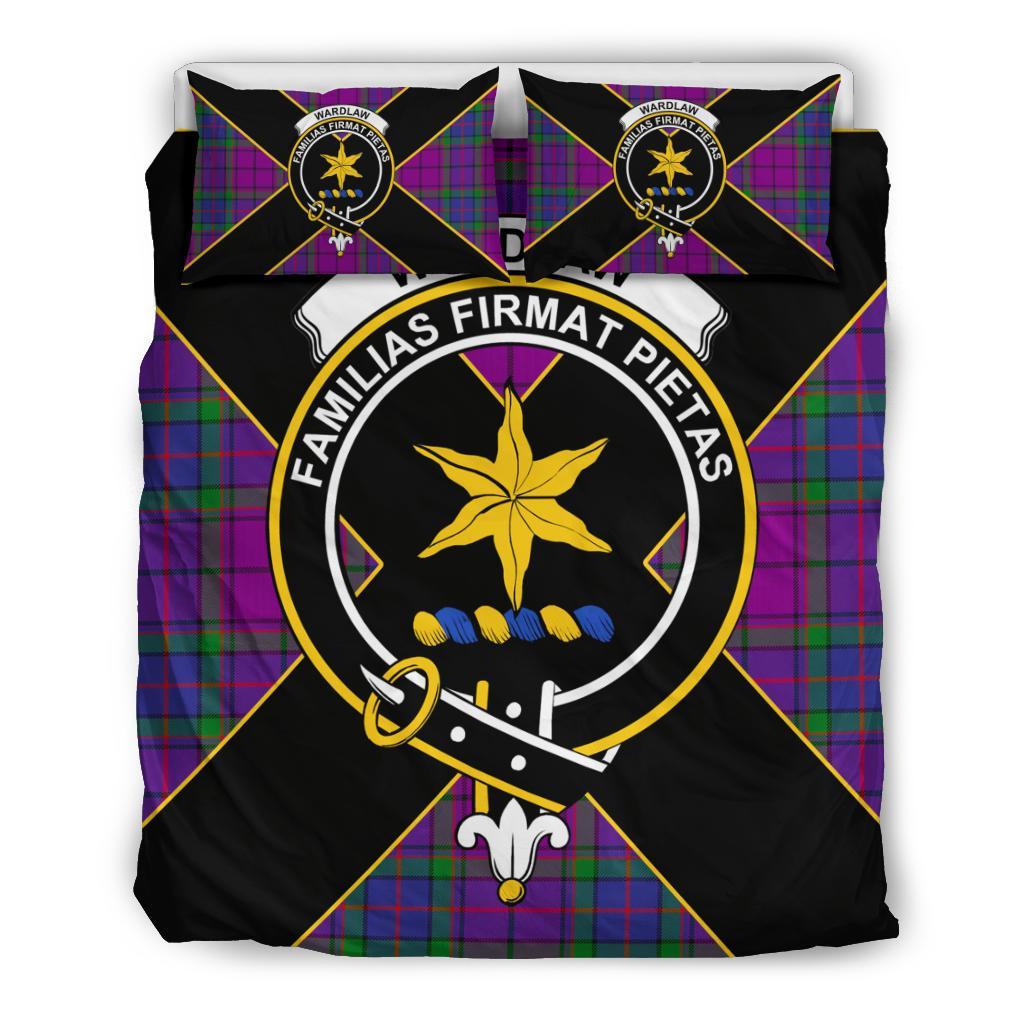 Wardlaw Tartan Crest Bedding Set - Luxury Style