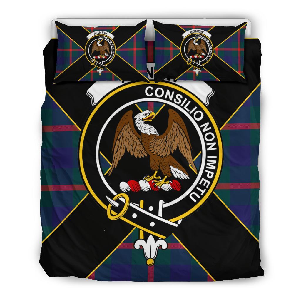 Agnew Tartan Crest Bedding Set - Luxury Style