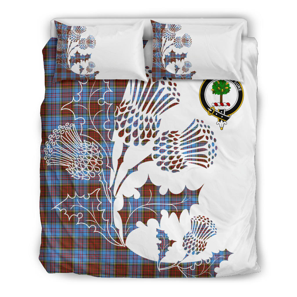 Anderson Tartan Crest Bedding Set - Thistle Style SP