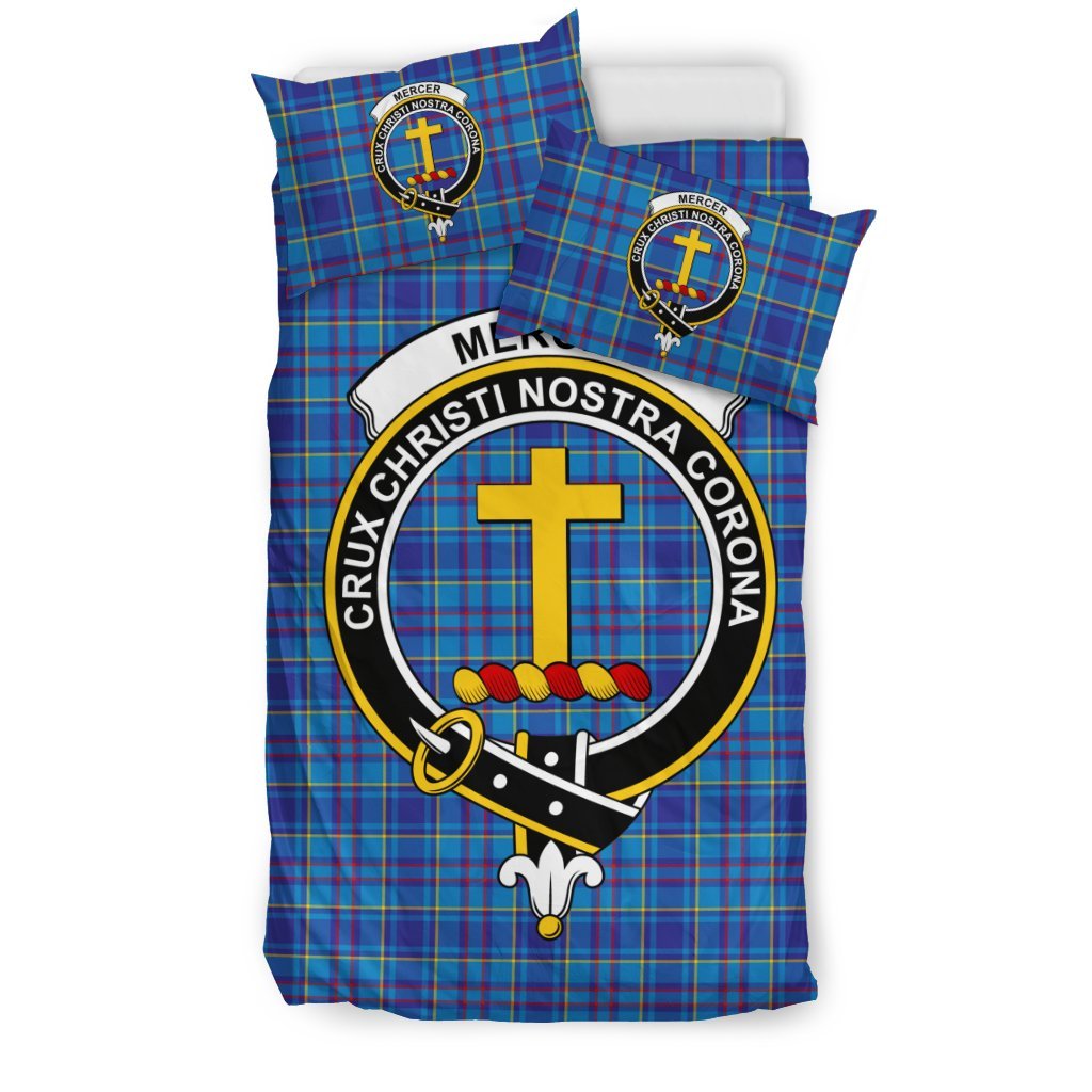 Mercer Family Tartan Crest Bedding Set