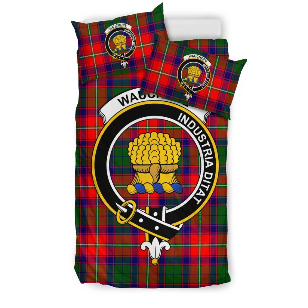 Wauchope (Or Waugh) Family Tartan Crest Bedding Set