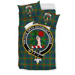 Aiton Family Tartan Crest Bedding Set