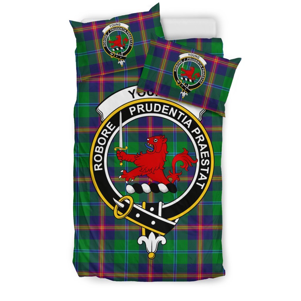 Young Family Tartan Crest Bedding Set