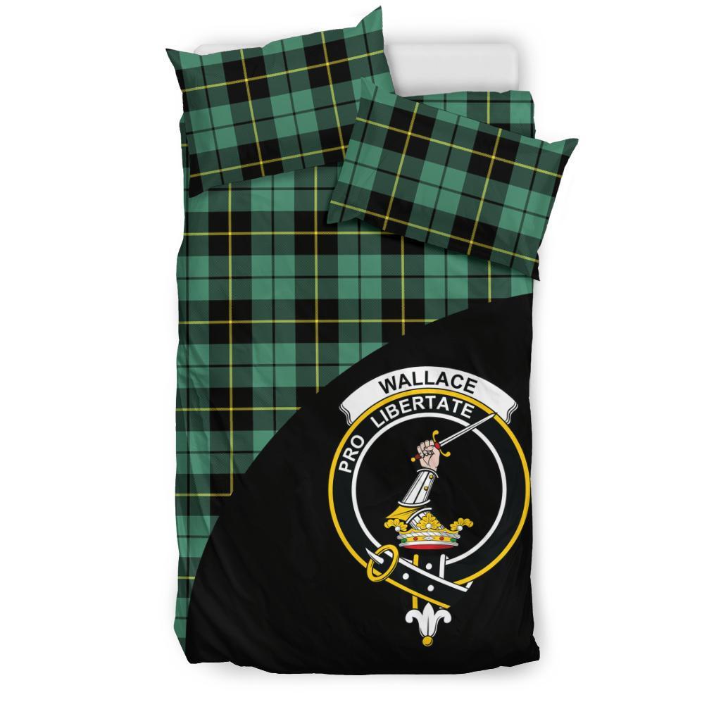 Wallace Hunting Ancient Tartan Crest Wave Bedding Set