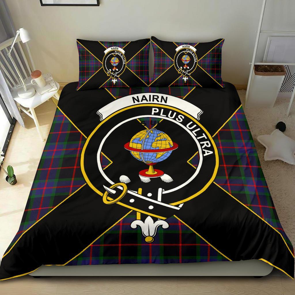 Nairn Tartan Crest Bedding Set - Luxury Style