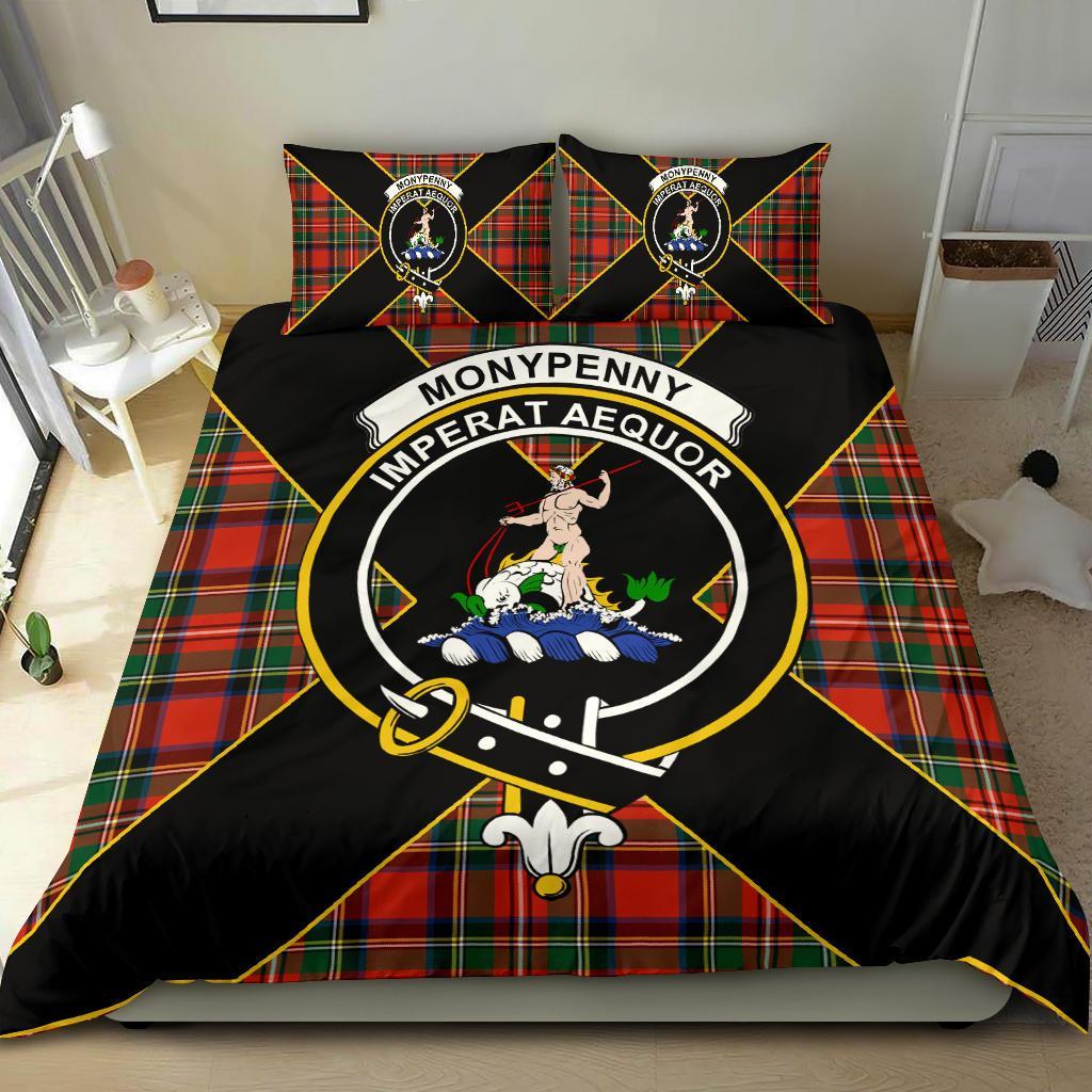 Monypenny Tartan Crest Bedding Set - Luxury Style