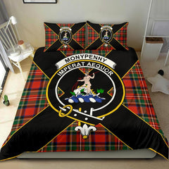 Monypenny Tartan Crest Bedding Set - Luxury Style