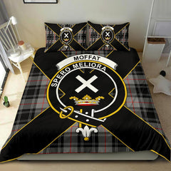 Moffat Tartan Crest Bedding Set - Luxury Style