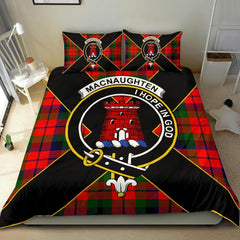 MacNaughten Tartan Crest Bedding Set - Luxury Style