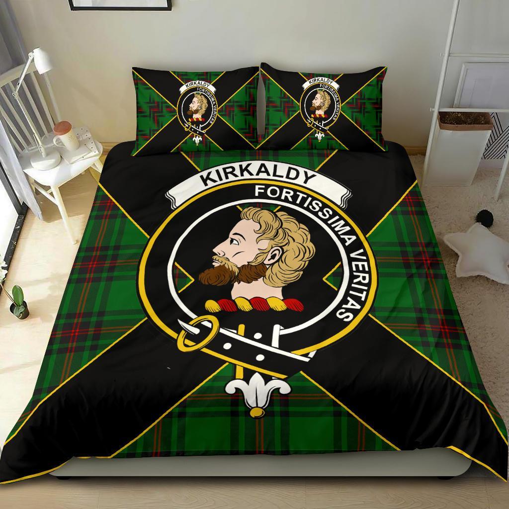 Kirkaldy Tartan Crest Bedding Set - Luxury Style