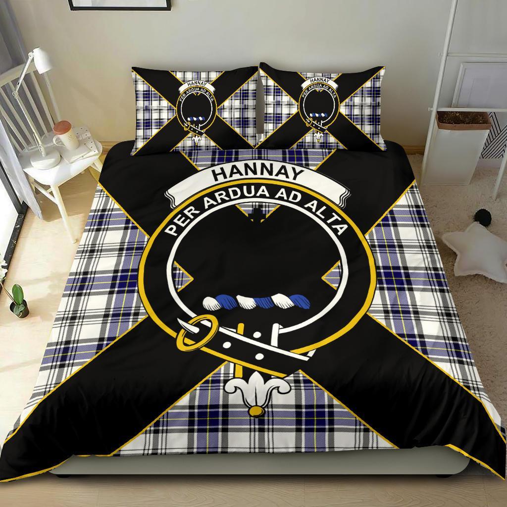 Hannay Tartan Crest Bedding Set - Luxury Style