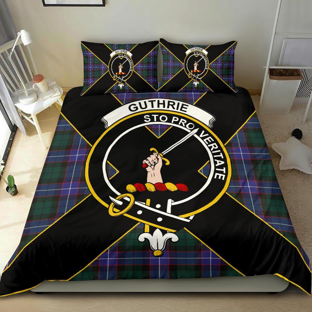 Guthrie Tartan Crest Bedding Set - Luxury Style