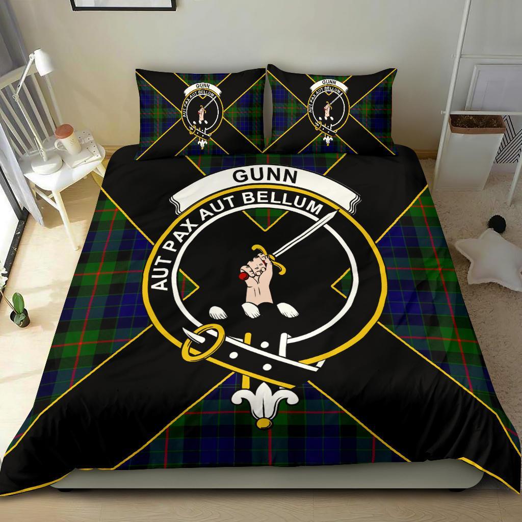 Gunn Tartan Crest Bedding Set - Luxury Style