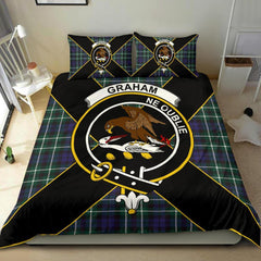 Graham Tartan Crest Bedding Set - Luxury Style