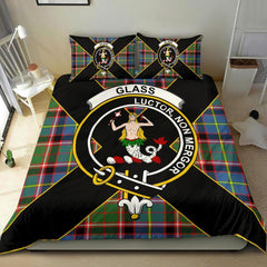 Glass Tartan Crest Bedding Set - Luxury Style