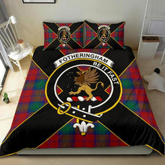 Fotheringham Tartan Crest Bedding Set - Luxury Style