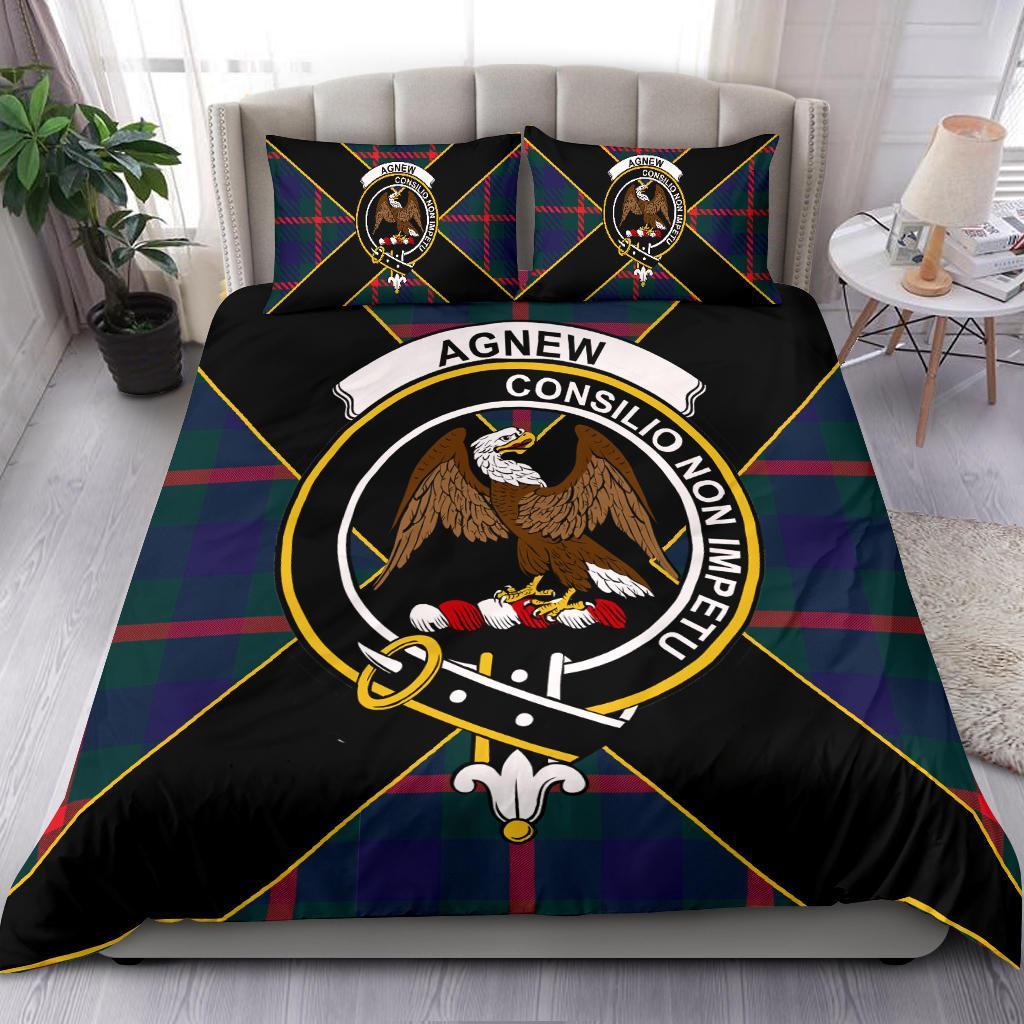 Agnew Tartan Crest Bedding Set - Luxury Style