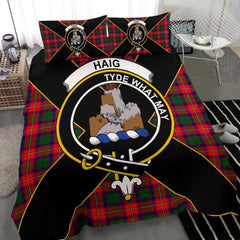 Haig Tartan Crest Bedding Set - Luxury Style