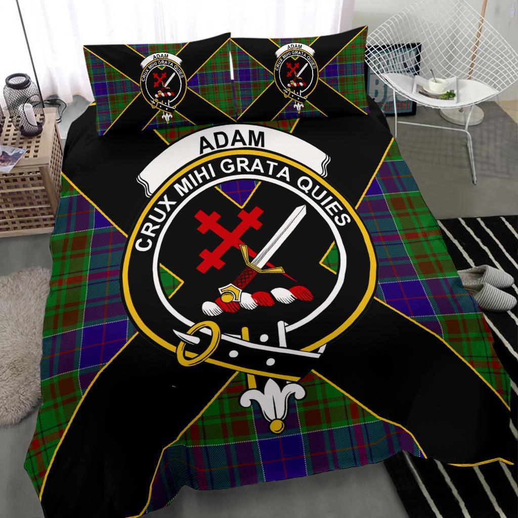 Adam Tartan Crest Bedding Set - Luxury Style