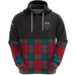 Auchinleck Clan Half Of Tartan Hoodie