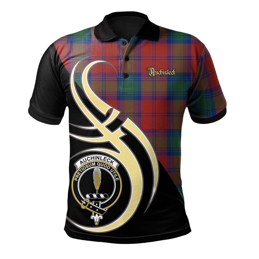 Auchinleck Tartan Polo Shirt - Believe In Me Style