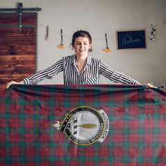 Auchinleck Tartan Crest Tablecloth