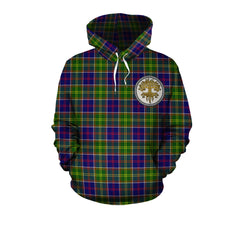 Ayrshire District Tartan Hoodie - Tree Of Life