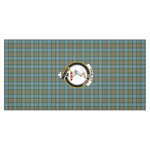 Paisley Tartan Crest Tablecloth