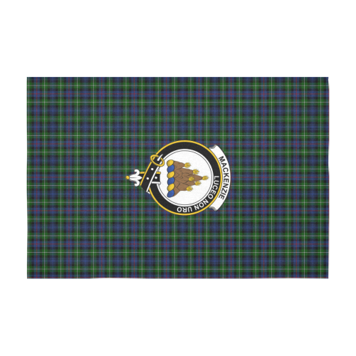 MacKenzie Tartan Crest Tablecloth