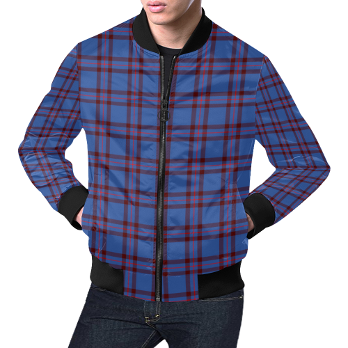 Elliot Modern Tartan Bomber Jacket