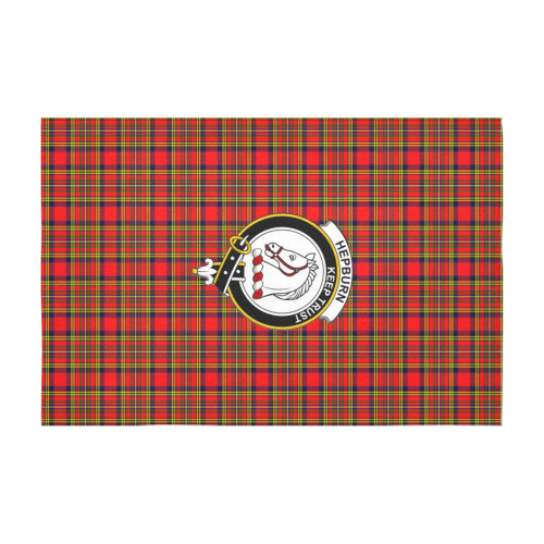 Hepburn Tartan Crest Tablecloth