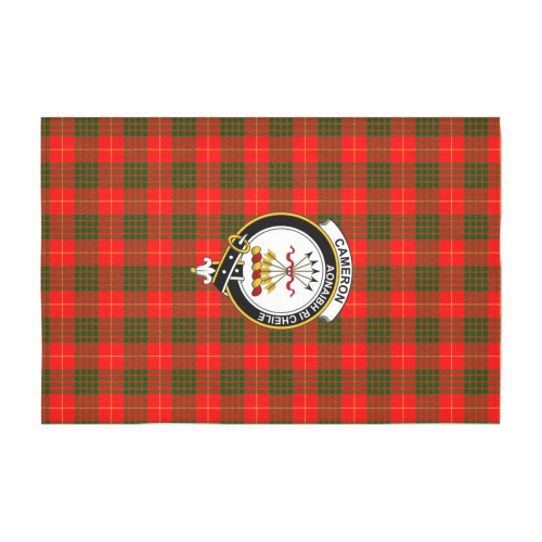 Cameron Tartan Crest Tablecloth