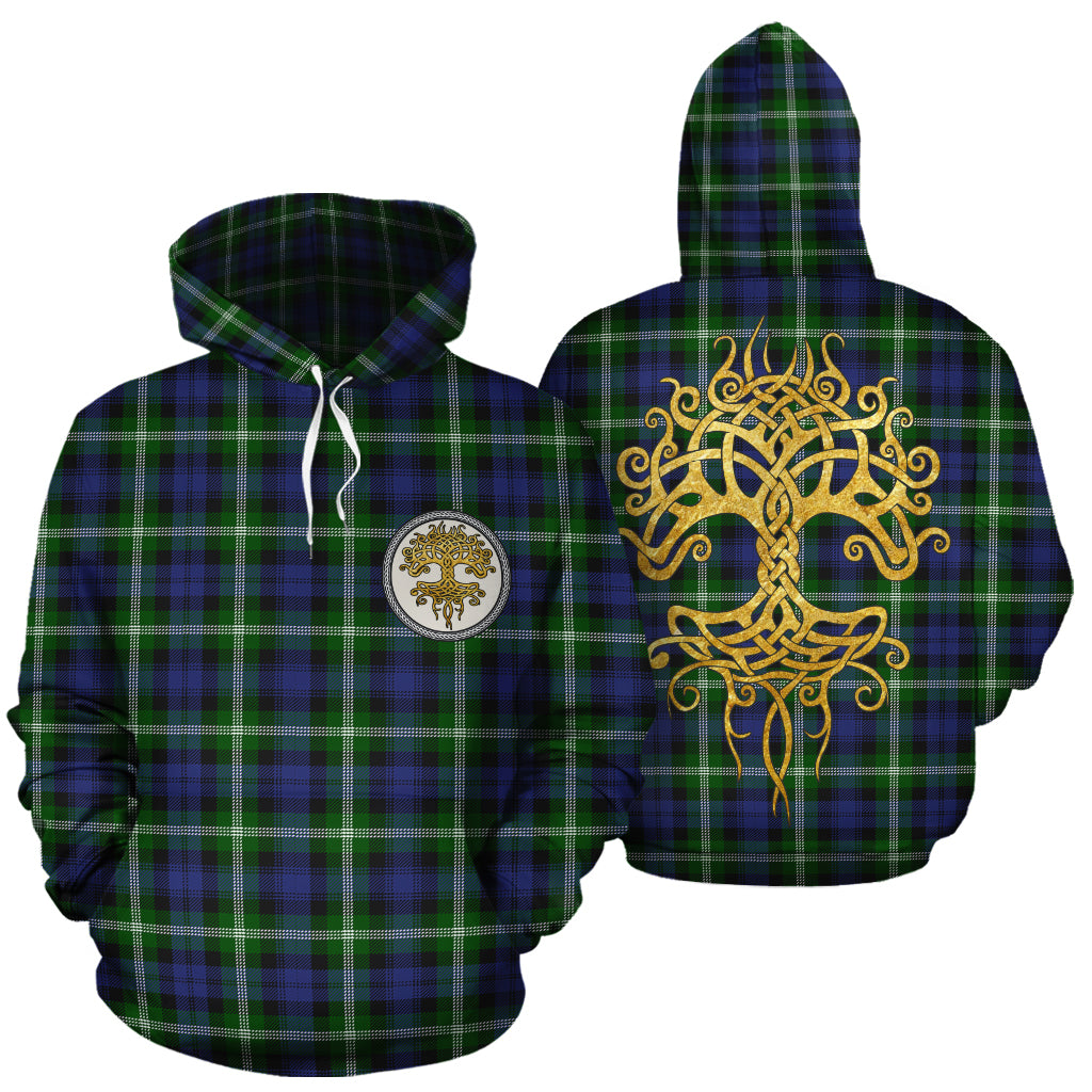 Baillie Modern Tartan Hoodie - Tree Of Life