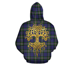 Baird Modern Tartan Hoodie - Tree Of Life