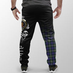 Baird Modern Tartan Crest Jogger Sweatpants - Alba Celtic Style