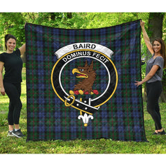 Baird Family Tartan Crest Quilt