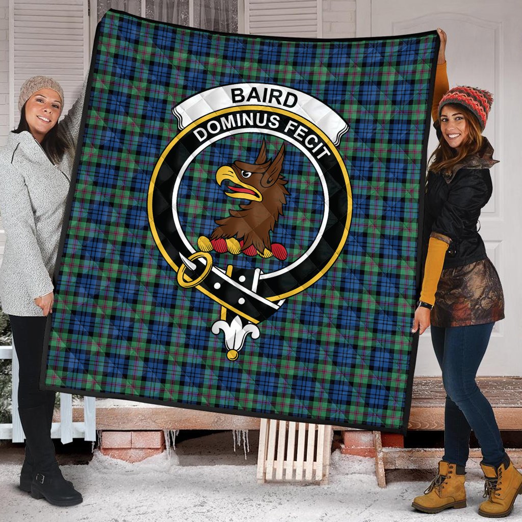 Baird Ancient Tartan Crest Quilt