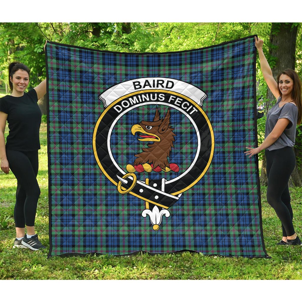 Baird Ancient Tartan Crest Quilt