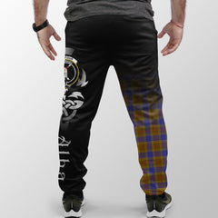 Balfour Modern Tartan Crest Jogger Sweatpants - Alba Celtic Style