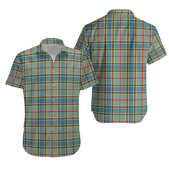 Balfour Blue Tartan Hawaiian Shirt