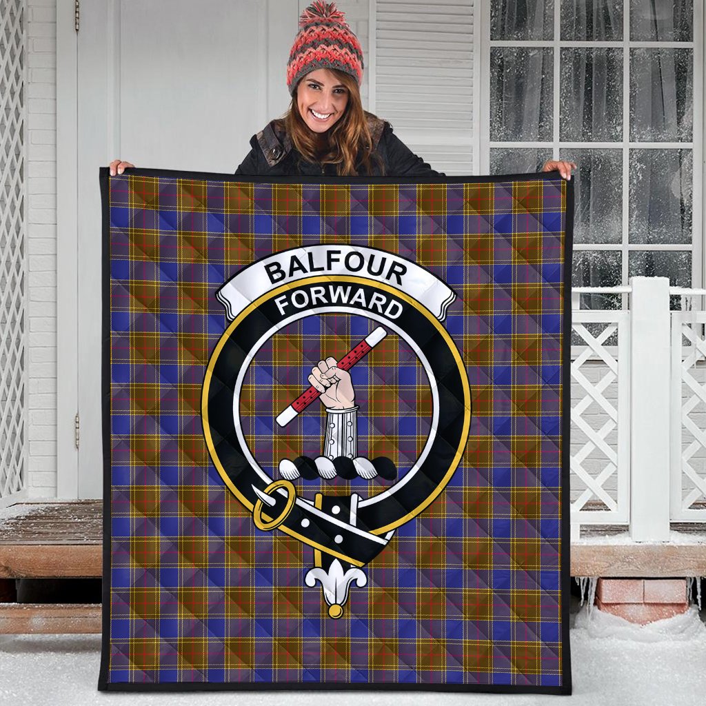 Balfour Modern Tartan Crest Quilt