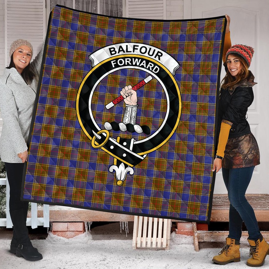 Balfour Modern Tartan Crest Quilt