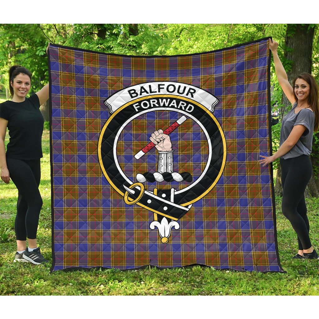 Balfour Modern Tartan Crest Quilt