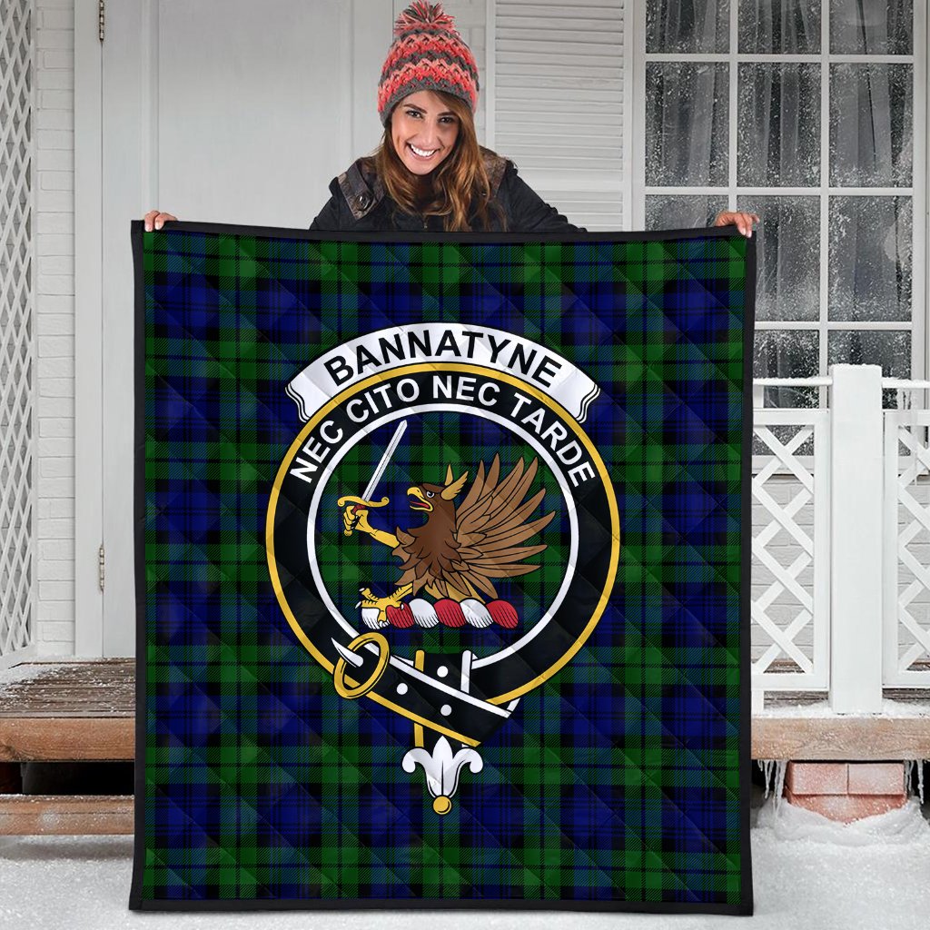 Bannatyne Tartan Crest Quilt