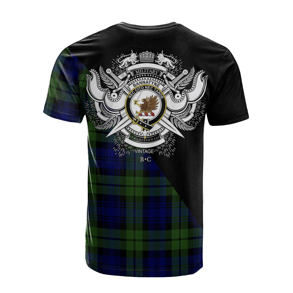 Bannatyne Tartan - Military T-Shirt