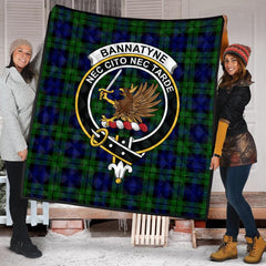 Bannatyne Tartan Crest Quilt