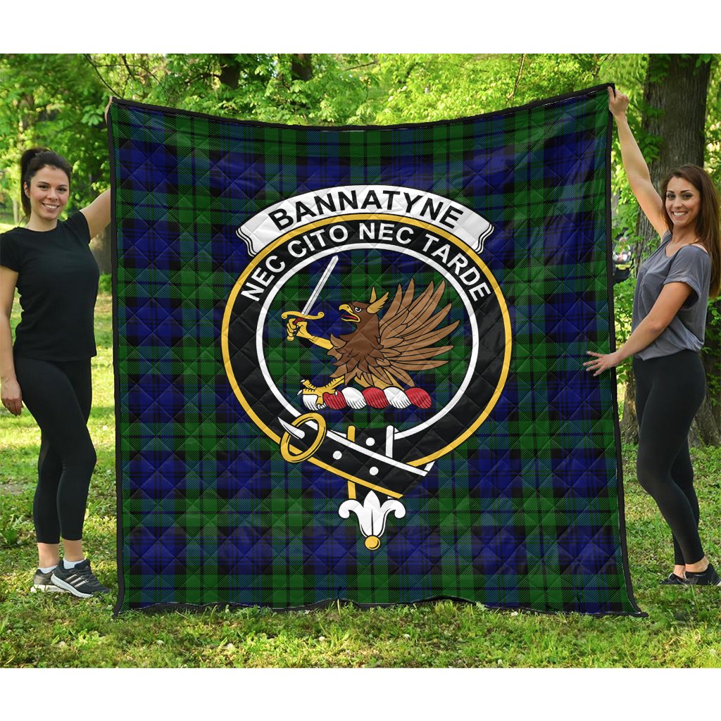 Bannatyne Tartan Crest Quilt